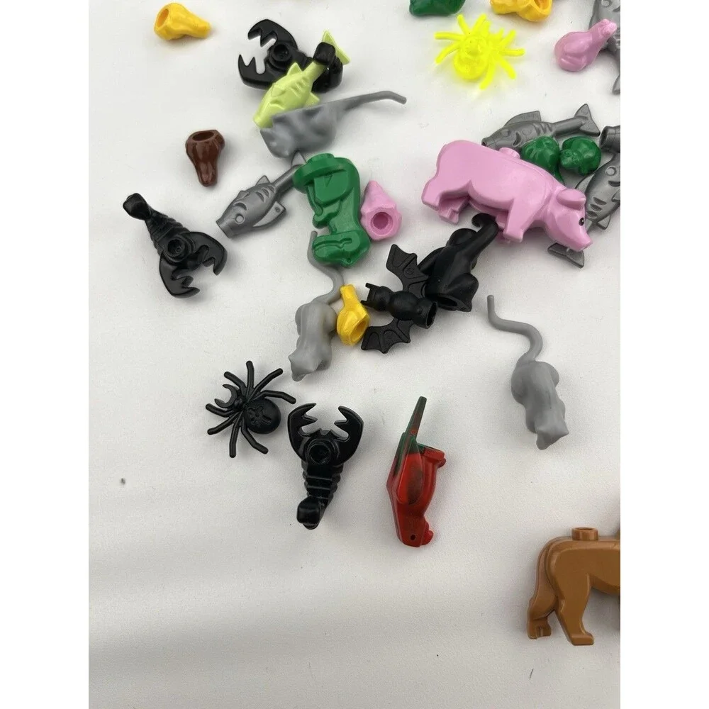 LEGO LOT Animal Minifig Lot 50+ Pieces As Shown